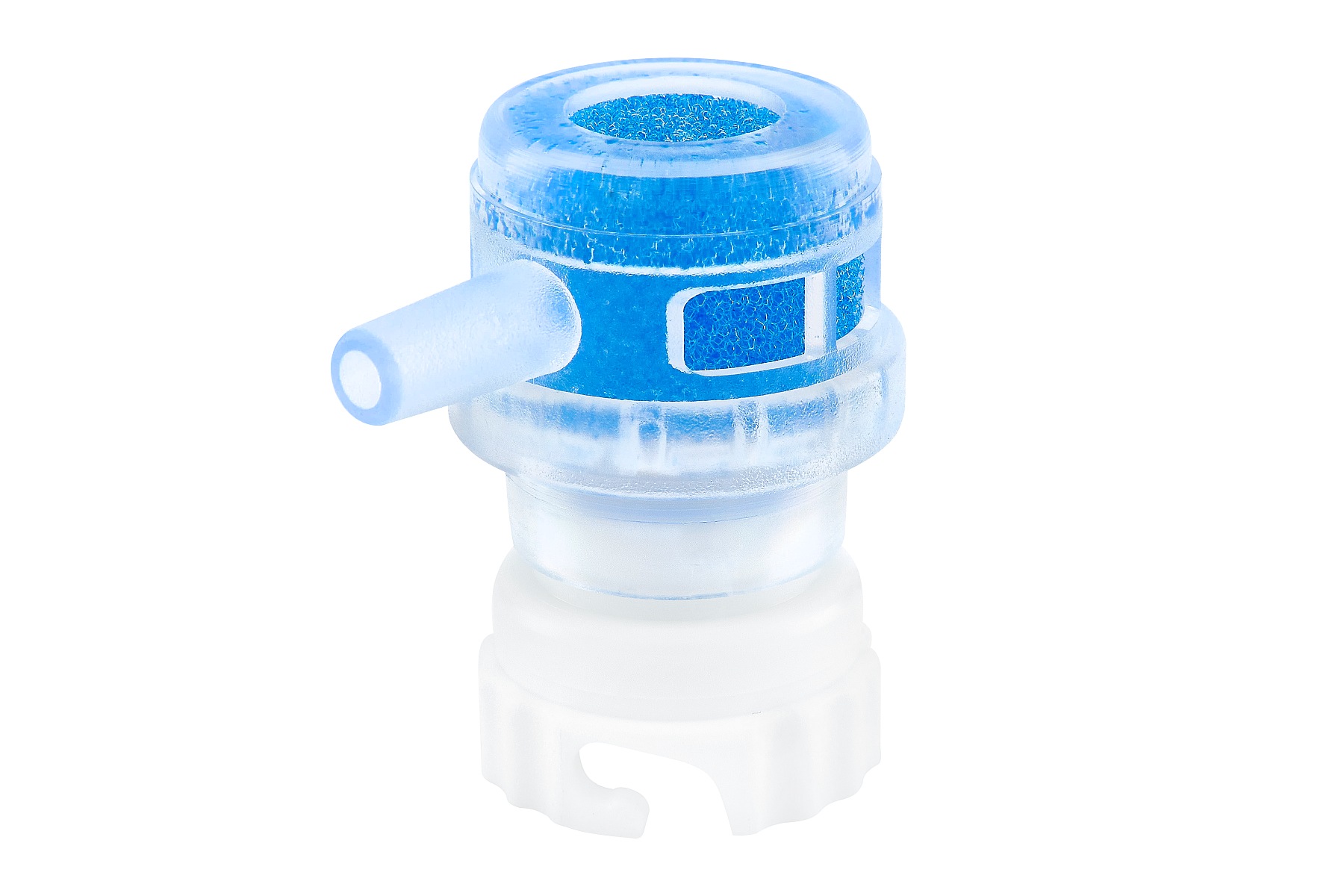 Wymiennik ciepła i wilgoci – „sztuczny nos” MINI z zaczepem bagnetowym do stosowania z rurką KAN