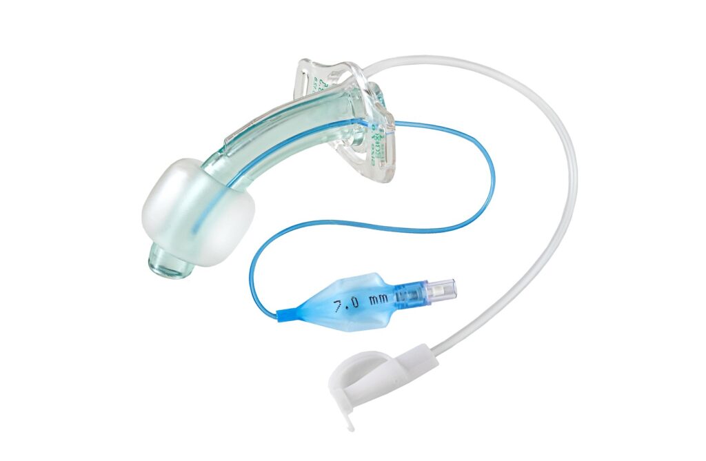 Rurka tracheostomijna KAN z odsysaniem znad mankietu