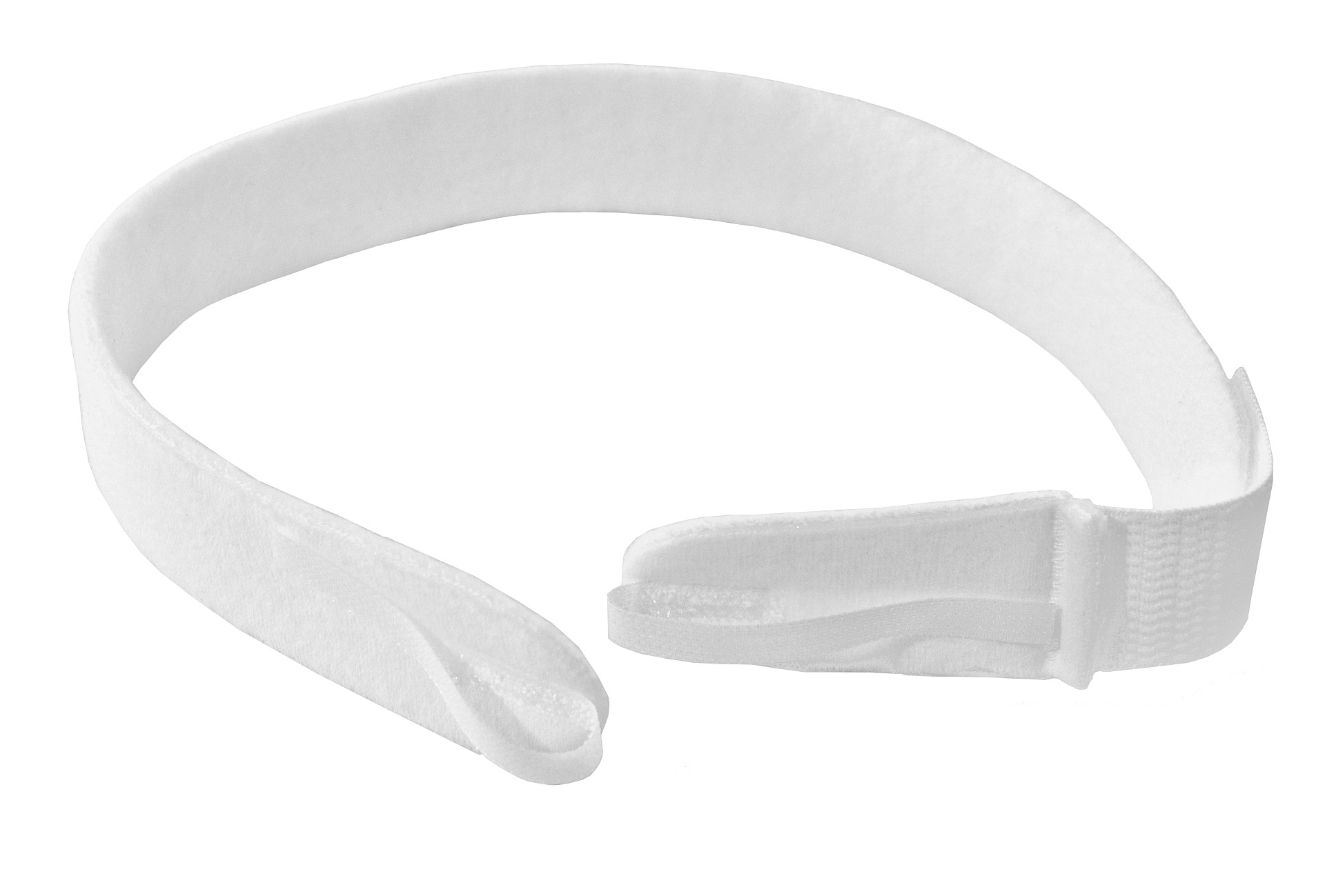 Opaska do rurek tracheostomijnych, biała