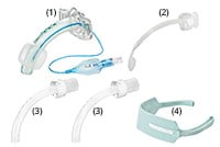 KAN tracheostomy tube with cuff, fenestrated | SUMI